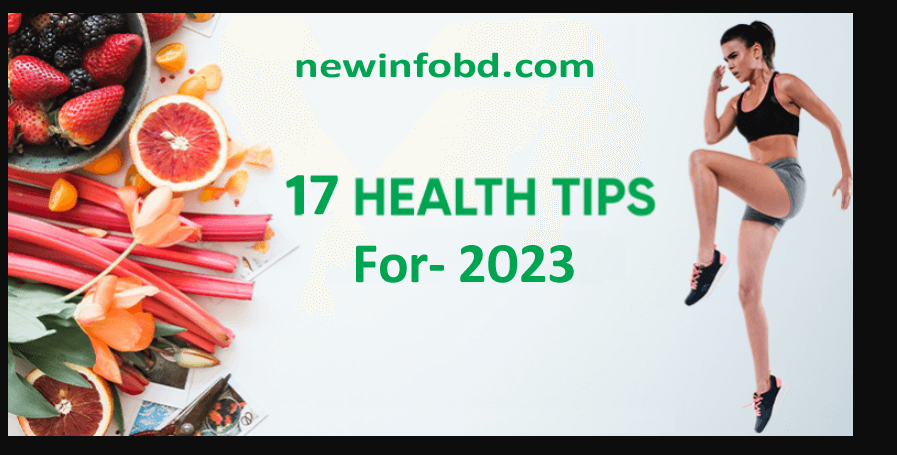 17 health tips for 2023